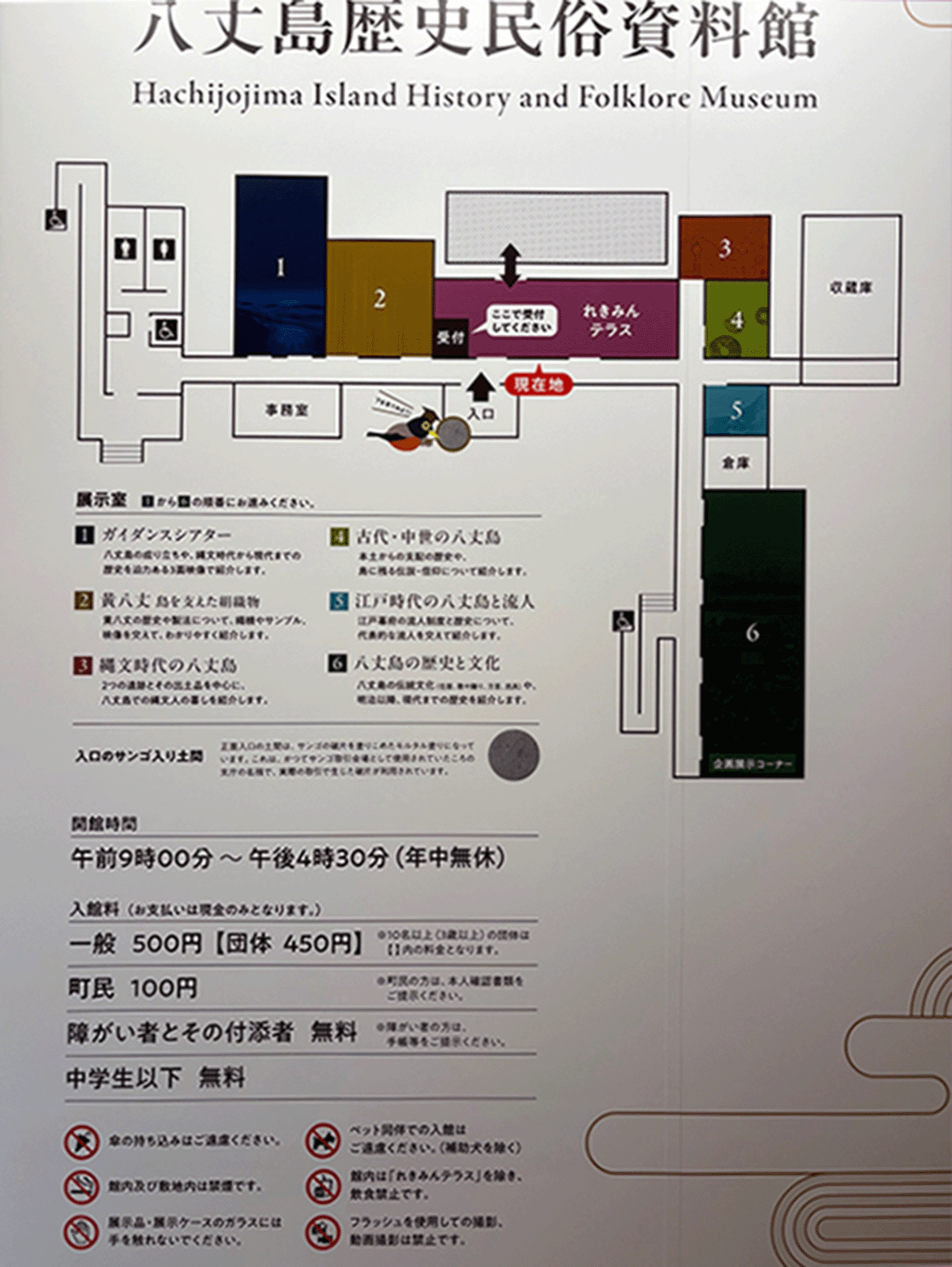 Facility Guide Map & Visitor Guidelines